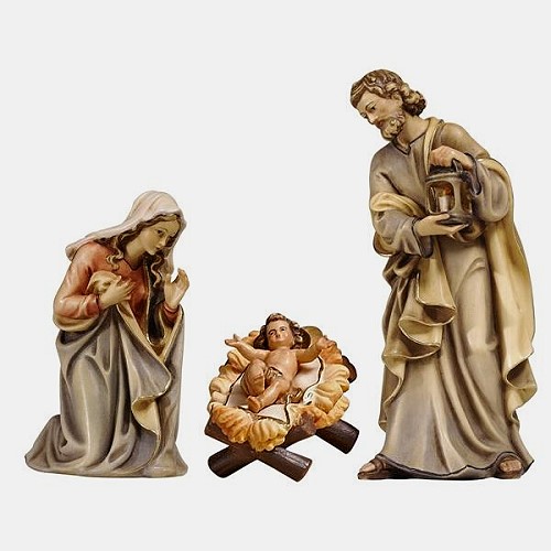Handbemalte Kostner 502 Krippenfiguren Heilige Familie