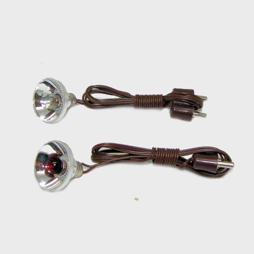 Krippenbeleuchtung Birnchen mit Kabel, Stecker und Reflektor E5